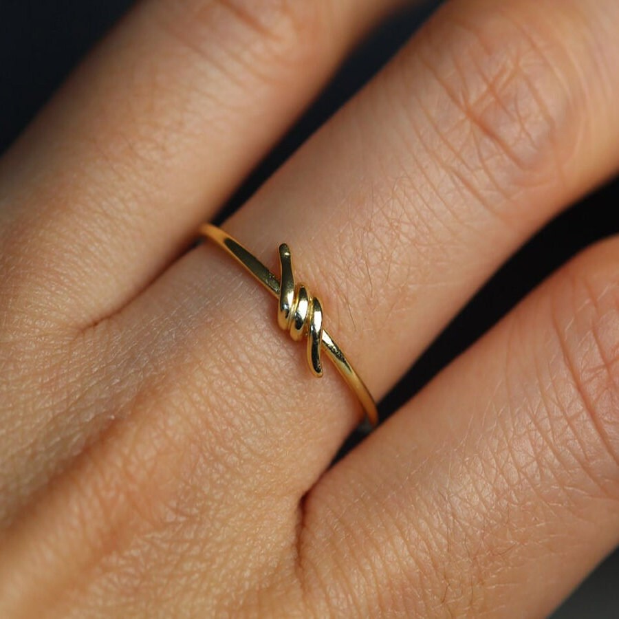 14K Gelbe Schlange Gold Ring/24K Stapelring Frauen Handgemachter Goldring Bestes Geschenk Schmuck 14K Gelbe Schlange Gold Ring/24K Stapelring Frauen Handgemachter Goldring Bestes Geschenk Schmuck von shinystonelovejewel