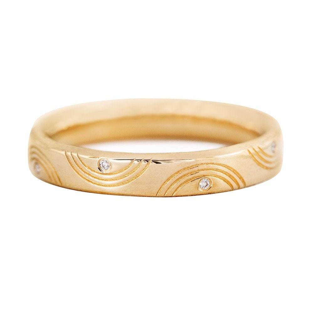 Diamant Eternity Band Weißgold - 14K Ehering/Ring Gold Für Frauen von CUSTOMFINEJEWELRYNYC