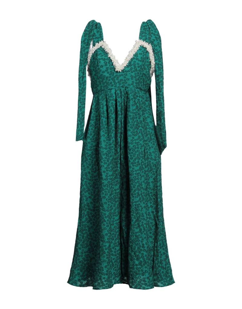 CUSTOMMADE BY NUMBERS Midi-kleid Damen Smaragdgrün von CUSTOMMADE BY NUMBERS