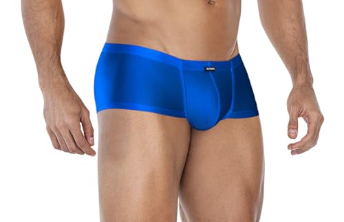 CUT4MEN Dessous Königs Blauer Hipster Brief Männer Slip Blickdicht knapp geschnitten Herren Underpants L von CUT4MEN Dessous