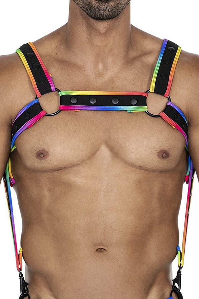 CUT4MEN Body Body Harness in bunt - One Size CUT4MEN Body Body Harness in bunt - One Size von CUT4MEN
