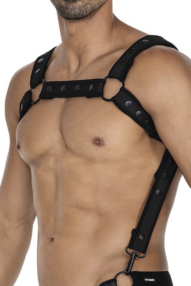 CUT4MEN Body Body Harness in schwarz - One Size von CUT4MEN