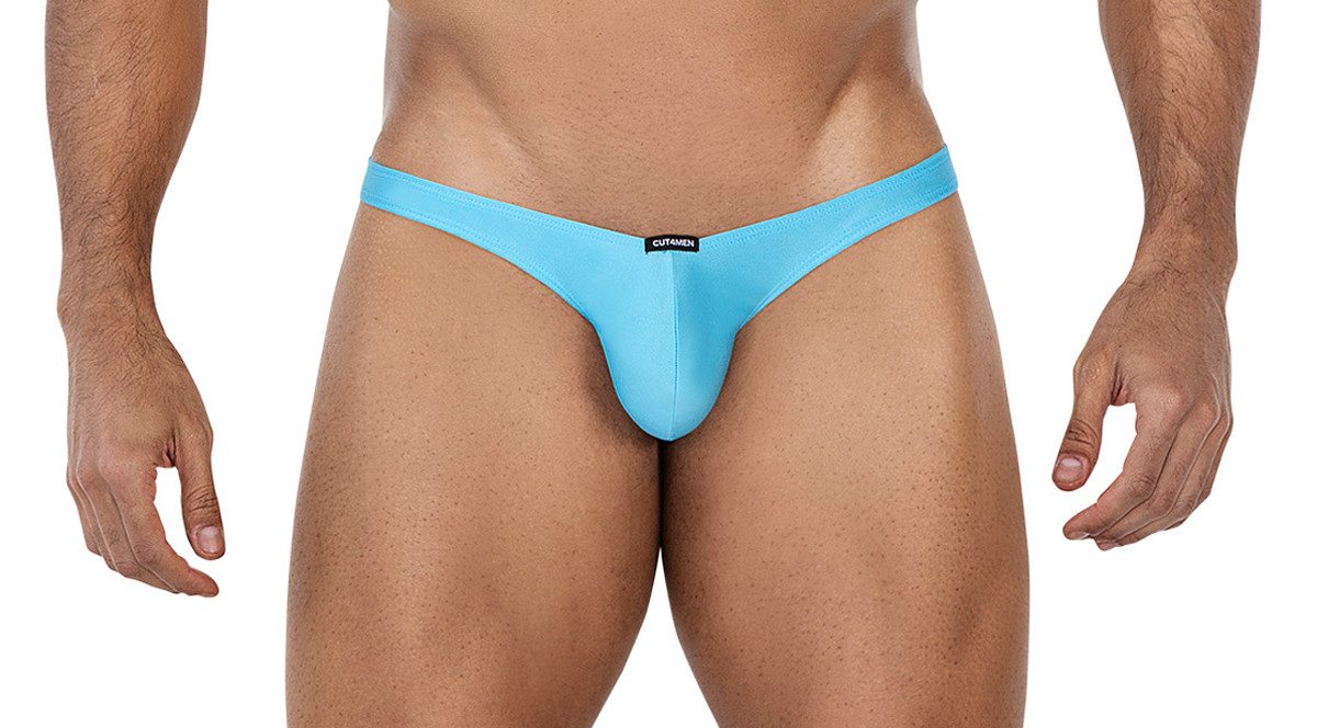 CUT4MEN Slip Türkiser Männer Thong Capri Slip blickdicht elastisch Slip CUT4MEN Slip Türkiser Männer Thong Capri Slip blickdicht elastisch Slip von CUT4MEN