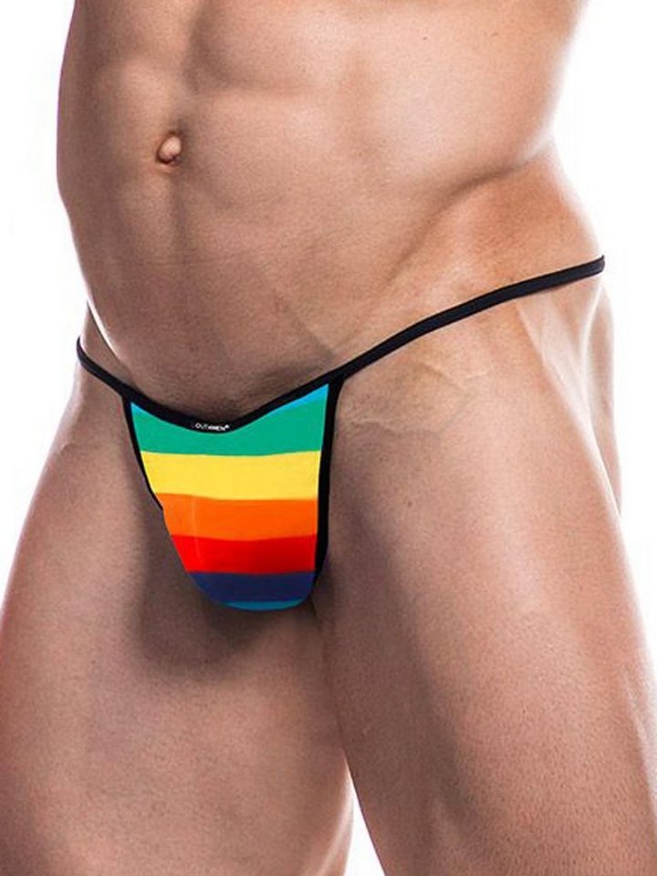 CUT4MEN String Cut4Men Briefkini Underwear Rainbow L von CUT4MEN