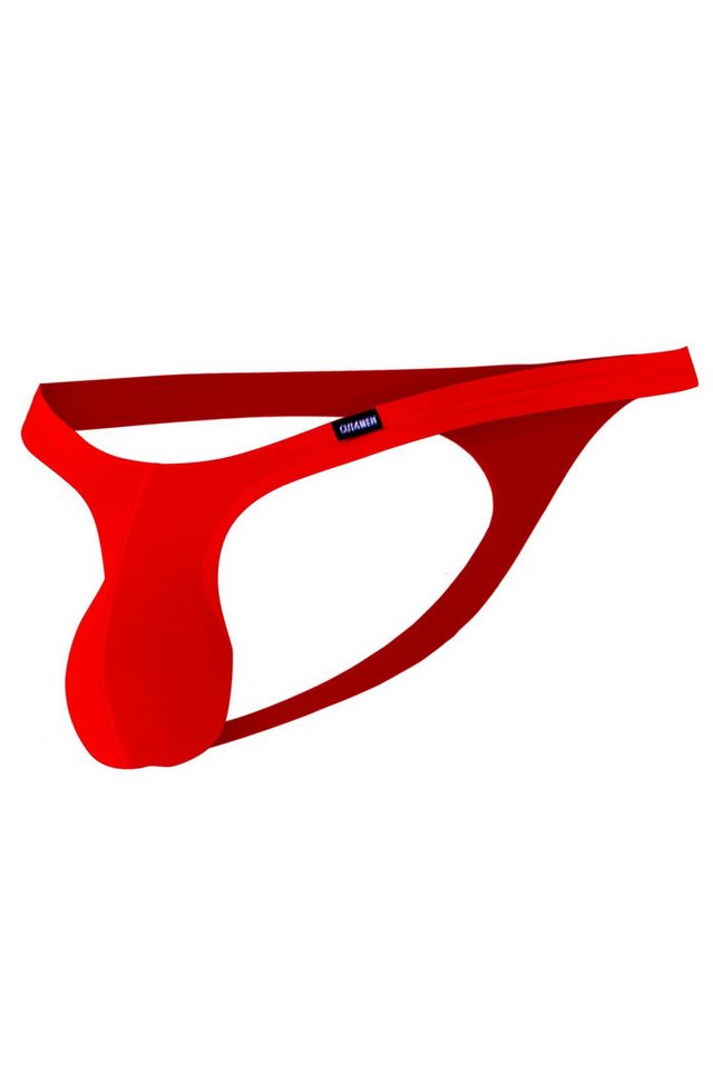 CUT4MEN String Roter Micro Thong aus Netzmaterial Männer String durchsichtig elastisc von CUT4MEN