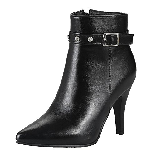 CUTEHEELS Damen Stiefel mit Absatz Reißverschluss Stiefeletten von CUTEHEELS