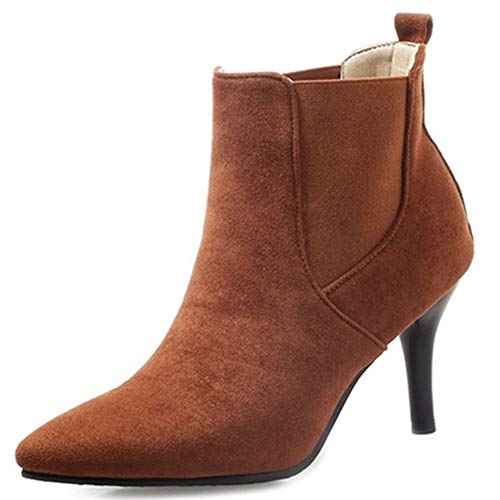 CUTEHEELS Damen Stiefeletten mit Absatz (Gelb, 38 EU) von CUTEHEELS
