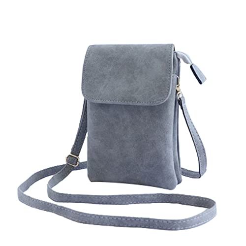 CUTeFiorino Business Taschen Damen Vintage Multi-Fach-Umhängetasche für Damen mit einer Schulter Schule Taschen Jungs 1 Klasse (Grey, One Size) von CUTeFiorino