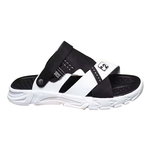 CUTeFiorino Damen Sandalen Sommer Bequem Sportsandalen Flach Rutschfeste Walkingschuhe Offener Zeh Schlappen Weichen Sohlen Freizeitschuhe Outdoor Sandaletten Leichte Hausschuhe Atmungsaktiv Slipper von CUTeFiorino