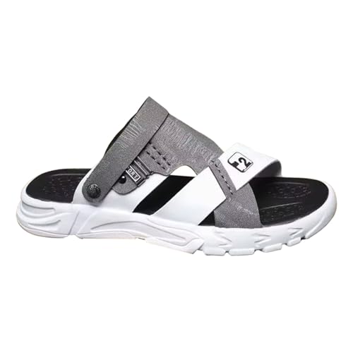 CUTeFiorino Damen Sandalen Sommer Bequem Sportsandalen Flach Rutschfeste Walkingschuhe Offener Zeh Schlappen Weichen Sohlen Freizeitschuhe Outdoor Sandaletten Leichte Hausschuhe Atmungsaktiv Slipper von CUTeFiorino