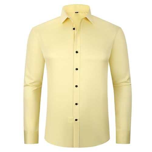 CUTeFiorino Freizeithemd Herren Langarm BüGelfrei Herrenhemden Langarm Comfort Fit Extra Langer Arm Rotes Hemd Herren Slim Fit Karohemd Herren Langarm von CUTeFiorino
