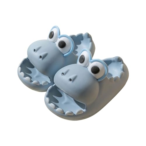 CUTeFiorino Hausschuhe Mädchen Größe 34 Kleinkind Kinder Mädchen Cartoon Niedlich Strand Wasser rutschfeste Hausschuhe Schuhe Hausschuhe Katze (Blue, 23.5 Infant) von CUTeFiorino