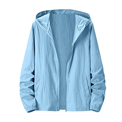 CUTeFiorino Herren Kapuzenjacke Sommer Uv-Schutz Hemdjacke mit Zipper Jacke übergröße Sportjacke Leicht Fahrradjacke UV Schutz Atmungsaktiv Winddicht Trainingsjacke XL XXL 3XL 4XL 5XL CUTeFiorino Herren Kapuzenjacke Sommer Uv-Schutz Hemdjacke mit Zipper Jacke übergröße Sportjacke Leicht Fahrradjacke UV Schutz Atmungsaktiv Winddicht Trainingsjacke XL XXL 3XL 4XL 5XL von CUTeFiorino