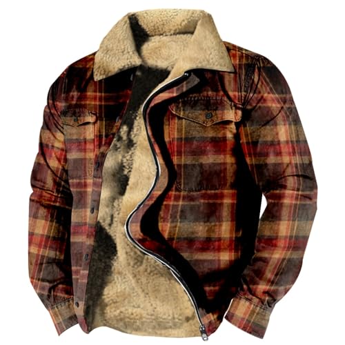 CUTeFiorino Herren Übergangsjacke Herren Flanell Outdoorjacke Teddyfutter Holzfällerjacke Bomberjacke mit Kapuzen Herren Militär Jacke Wärme Jacke Männer Herbst Winter XL XXL 3XL 4XL 5XL CUTeFiorino Herren Übergangsjacke Herren Flanell Outdoorjacke Teddyfutter Holzfällerjacke Bomberjacke mit Kapuzen Herren Militär Jacke Wärme Jacke Männer Herbst Winter XL XXL 3XL 4XL 5XL von CUTeFiorino