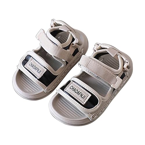 CUTeFiorino Sandalen Jungs 21 Strandkissen Hausschuhe Mode Reise für Kinder Kissen Wolke Rutschen rutschfeste schnell trocknende Dusche Badezimmer Sandalen Sandalen Kinder (Grey, 4-5 Years) von CUTeFiorino