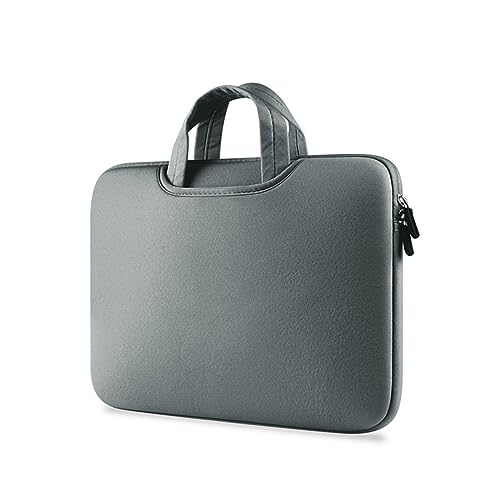 CUTeFiorino Schule Taschen Herren Bunte und plüschige Laptoptasche für Arbeit und Unterricht Henkel Für Taschen Kurz (Grey, 11) von CUTeFiorino