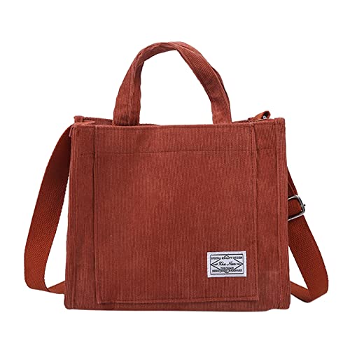 CUTeFiorino Taschen Kunstbücher Mädchen-Polyester- kleine quadratische Tasche Koreanische Art- und Weisetragbare One-Shoulder-Umhängetasche mit Kordelzug Sporthosen Damen Mit Taschen (Red, One Size) von CUTeFiorino