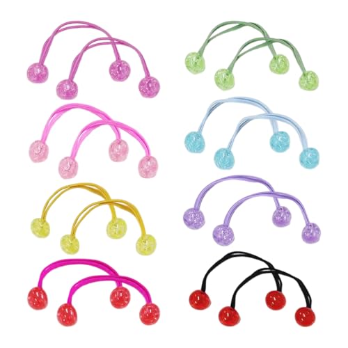 16 Stück Runde Kugel-Haarseile, Elastische Haarseile, Mädchen-Haargummis, Haarfixierungs-Haarseile, Kreative Und Modische Haaraccessoires, Haarschmuck von CVDYWDJIE