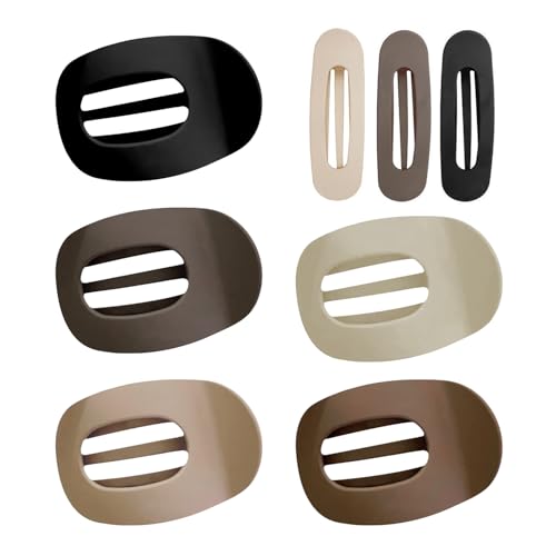 8 Stück Kunststoff-Haarspangen, Damen-Haarspangen, Einfache Und Elee Haarspangen, Haarfixierungs-Haarspangen, Frisur-Accessoires von CVDYWDJIE