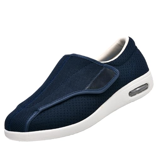 CVFOMBN Extra Weite Wanderschuhe,Orthopädischer Wanderschuh mit Fußgewölbeunterstützung und verstellbaren Riemen für geschwollene Füße.Blue,50 CVFOMBN Extra Weite Wanderschuhe,Orthopädischer Wanderschuh mit Fußgewölbeunterstützung und verstellbaren Riemen für geschwollene Füße.Blue,50 von CVFOMBN