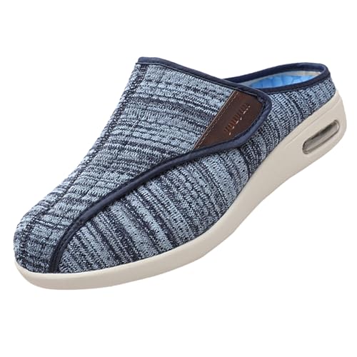 CVFOMBN Klettverschluss Orthopädische Schuhe,High-End-Schuhe mit Diabetiker-Hausschuhen für Damen und Herren, spezielle Gesundheitsschuhe.Light Blue/42 von CVFOMBN