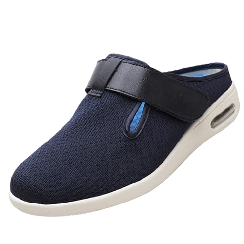 CVFOMBN Klettverschluss Orthopädische Schuhe,Orthopädischer Wanderschuh mit Fußgewölbeunterstützung und verstellbaren Riemen für geschwollene Füße.Blue,41 CVFOMBN Klettverschluss Orthopädische Schuhe,Orthopädischer Wanderschuh mit Fußgewölbeunterstützung und verstellbaren Riemen für geschwollene Füße.Blue,41 von CVFOMBN