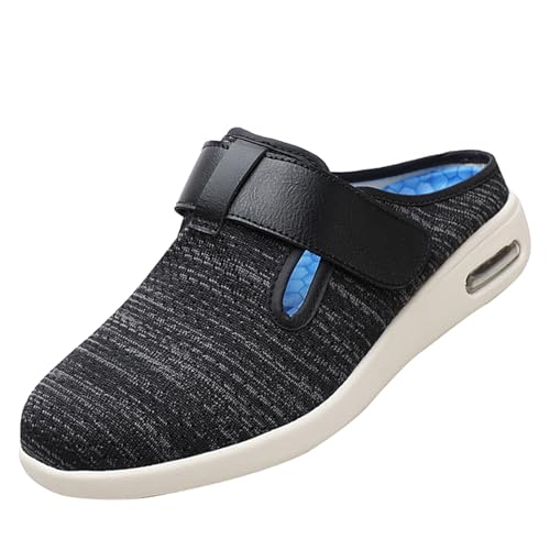 CVFOMBN Pantoffeln Orthopädische Schuhe,Orthopädischer Wanderschuh mit Fußgewölbeunterstützung und verstellbaren Riemen für geschwollene Füße.Black Gray,46 CVFOMBN Pantoffeln Orthopädische Schuhe,Orthopädischer Wanderschuh mit Fußgewölbeunterstützung und verstellbaren Riemen für geschwollene Füße.Black Gray,46 von CVFOMBN