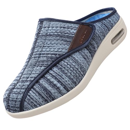 CVFOMBN Senioren Breite FüßE Arthritis OrthopäDische,Herren Extra Weit Freizeitschuhe Verbandsschuhe Hallux Orthopädische Schuhe mit Klettverschluss Breiter.Light blue-44 CVFOMBN Senioren Breite FüßE Arthritis OrthopäDische,Herren Extra Weit Freizeitschuhe Verbandsschuhe Hallux Orthopädische Schuhe mit Klettverschluss Breiter.Light blue-44 von CVFOMBN