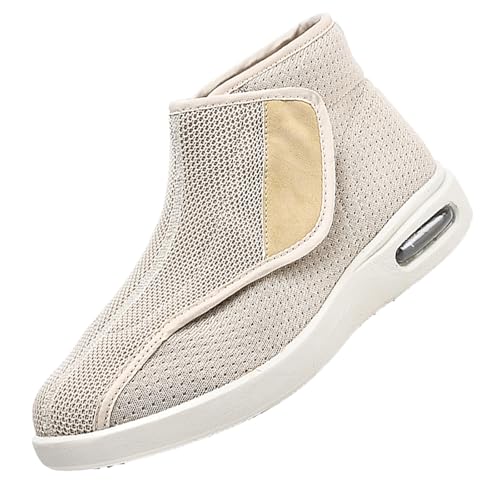 CVFOMBN Verbandschuhe Herren Extra Weit,Diabetiker Hausschuhe mit Klettverschluss Leichte Atmungsaktive Orthopädische Freizeitschuhe Gesundheitsschuhe.Beige,41 CVFOMBN Verbandschuhe Herren Extra Weit,Diabetiker Hausschuhe mit Klettverschluss Leichte Atmungsaktive Orthopädische Freizeitschuhe Gesundheitsschuhe.Beige,41 von CVFOMBN
