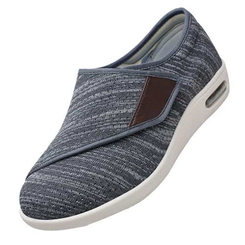 CVFOMBN Verbandsschuhe Diabetiker Schuhe Herren,Extra Weite Einstellbar Walking für Fußschwellung erweiterte Breiten Klettverschluss Gesundheitsschuhe.Dark Gray,43 CVFOMBN Verbandsschuhe Diabetiker Schuhe Herren,Extra Weite Einstellbar Walking für Fußschwellung erweiterte Breiten Klettverschluss Gesundheitsschuhe.Dark Gray,43 von CVFOMBN