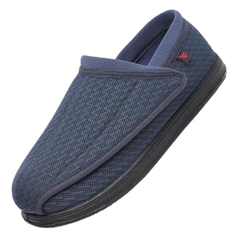 CVFOMBN Verbandsschuhe Diabetiker Schuhe Herren,Orthopädische Schuhe Verstellbare Hausschuhe Bequemer Lässige Business Walkingschuhe für Geschwollene.Blue,45 CVFOMBN Verbandsschuhe Diabetiker Schuhe Herren,Orthopädische Schuhe Verstellbare Hausschuhe Bequemer Lässige Business Walkingschuhe für Geschwollene.Blue,45 von CVFOMBN