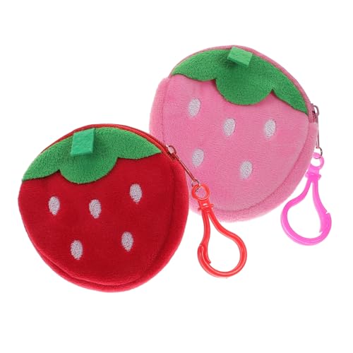 CVUTOVO 2 Stück Teiliges Erdbeer snap armband für Erwachsene Bunte Obst motiv Slap Bands mit Glatten Kanten Sicher Leicht und Langlebig als Mitgebsel und Partyzubehör von CVUTOVO