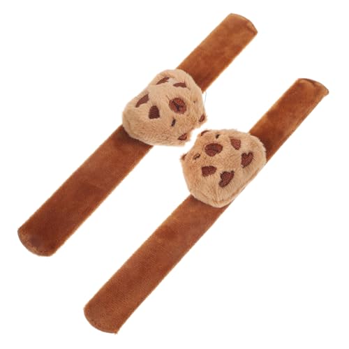 CVUTOVO 2 Stück Teiliges Plüsch Slap Armband Niedliches Wasserstachelratten-design Weiches Leichtes Schnapparmband für Jungen und Mädchen als Party Mitgebsel und Geschenk von CVUTOVO