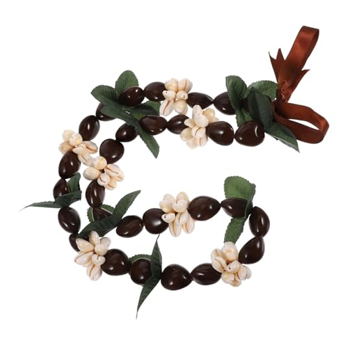 CVUTOVO Hawaiianische Abschluss Halskette mit Schwarzem Design Perfektes Accessoire für College Schulabschlussfeiern Leicht von CVUTOVO