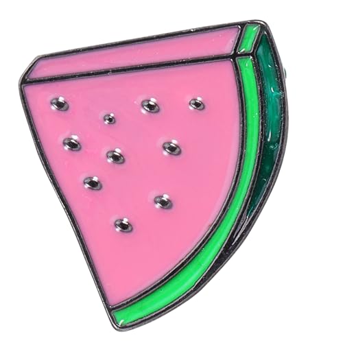 Wassermelonenbrosche Robustem Legierungsmaterial Süße Anstecknadel für Kleidung Taschen Einzigartiges Sommeraccessoire Versatile Fruchtpin für Perfektes von CVUTOVO
