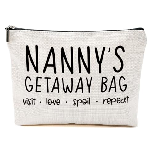 CVYW Kosmetiktasche für Damen mit Aufschrift "Grandma Mimi Gigi Nana", Nanny's 1, 10.5"x 7"x 2.5" von CVYW