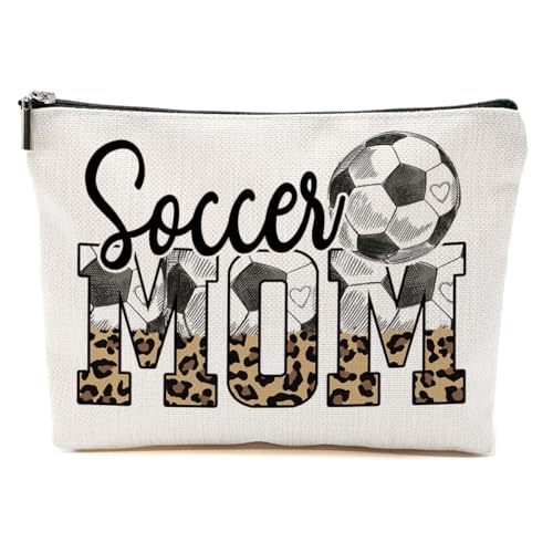 CVYW Lustiges Fußball-Mama-Geschenk, Make-up-Tasche, Fußballgeschenk, Fußballsachen, Kosmetiktasche für Damen, Soccer Mom 3, 10.5"x 7"x 2.5" CVYW Lustiges Fußball-Mama-Geschenk, Make-up-Tasche, Fußballgeschenk, Fußballsachen, Kosmetiktasche für Damen, Soccer Mom 3, 10.5"x 7"x 2.5" von CVYW