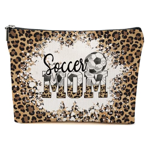 CVYW Lustiges Fußball-Mama-Geschenk, Make-up-Tasche, Fußballgeschenk, Fußballsachen, Kosmetiktasche für Damen, Soccer Mom 4, 10.5"x 7"x 2.5" CVYW Lustiges Fußball-Mama-Geschenk, Make-up-Tasche, Fußballgeschenk, Fußballsachen, Kosmetiktasche für Damen, Soccer Mom 4, 10.5"x 7"x 2.5" von CVYW