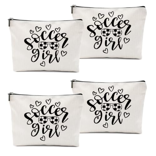 CVYW Lustiges Fußball-Mama-Geschenk, Make-up-Tasche, Fußballgeschenk, Kosmetiktasche für Damen, Fußball 3, 10.5"x 7"x 2.5" CVYW Lustiges Fußball-Mama-Geschenk, Make-up-Tasche, Fußballgeschenk, Kosmetiktasche für Damen, Fußball 3, 10.5"x 7"x 2.5" von CVYW