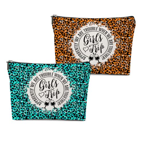 CVYW Make-up-Tasche 0134-0150, 2 x Girl Trip2, 10.5"x 7"x 2.5" von CVYW