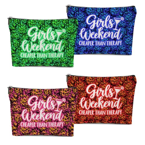 CVYW Make-up-Tasche für Mädchen, Wochenend-Make-up-Tasche – Reise 2024 Geschenke und Gastgeschenke für Frauen und Freunde – Sommergeschenk, 4 x Mädchen-Wochenend1, 10.5"x 7"x 2.5" CVYW Make-up-Tasche für Mädchen, Wochenend-Make-up-Tasche – Reise 2024 Geschenke und Gastgeschenke für Frauen und Freunde – Sommergeschenk, 4 x Mädchen-Wochenend1, 10.5"x 7"x 2.5" von CVYW