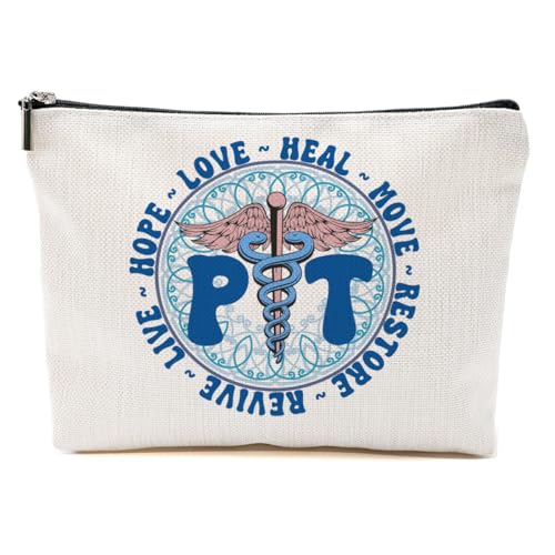 CVYW PT-Make-up-Tasche für Damen, Physiotherapeuten, Kosmetiktasche, Kulturbeutel, PT 3, 10.5"x 7"x 2.5" CVYW PT-Make-up-Tasche für Damen, Physiotherapeuten, Kosmetiktasche, Kulturbeutel, PT 3, 10.5"x 7"x 2.5" von CVYW