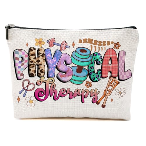 CVYW PT-Make-up-Tasche für Damen, Physiotherapeuten, Kosmetiktasche, Physiotherapie 1, 10.5"x 7"x 2.5" von CVYW