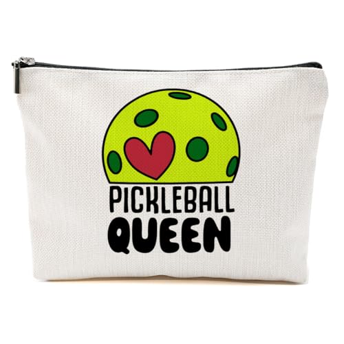 CVYW Pickleball Geschenk-Make-up-Tasche, Pickleball-Zubehör, Damen-Kosmetiktasche für Damen, Reisetasche, Pickleball Queen3, 10.5"x 7"x 2.5" CVYW Pickleball Geschenk-Make-up-Tasche, Pickleball-Zubehör, Damen-Kosmetiktasche für Damen, Reisetasche, Pickleball Queen3, 10.5"x 7"x 2.5" von CVYW