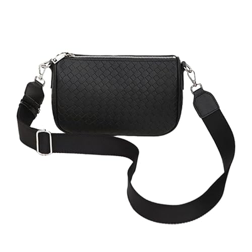 CVZQTE 2023 NEU Einfache Mode Umhängetasche Freizeittaschen Trendy Messenger Bags für Frauen Mädchen Vielseitige gewebte Umhängetaschen von CVZQTE