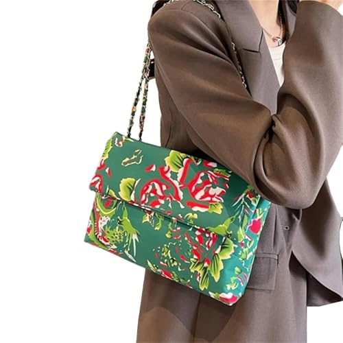 CVZQTE 2024 Mode Umhängetasche Blumenmuster Große Kapazität Umhängetasche für Frauen Mädchen Handtasche Taschen von CVZQTE