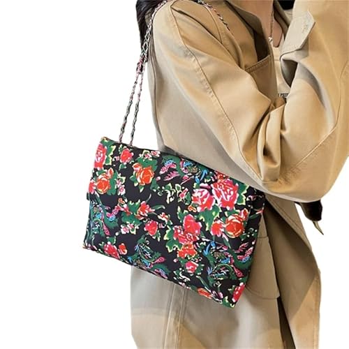 CVZQTE 2024 Mode Umhängetasche Blumenmuster Große Kapazität Umhängetasche für Frauen Mädchen Handtasche Taschen von CVZQTE