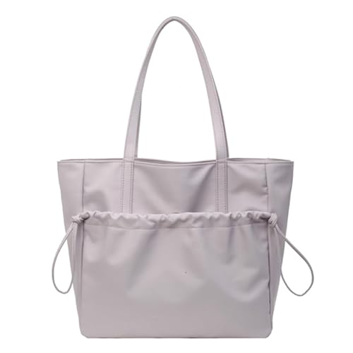 CVZQTE 2024 Umhängetaschen Große Kapazität Einkaufstasche Handtasche Nylon Tasche für Frauen Mädchen Büchertasche, violett von CVZQTE