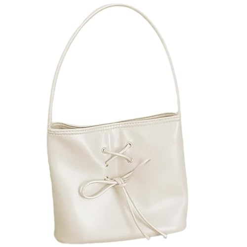 CVZQTE Damen-Beuteltasche, Achseltasche, PU-Leder, Umhängetasche, süße Handtasche mit Schleife, Unterarmtasche, Shopping-Dating-Tasche für den Alltag von CVZQTE