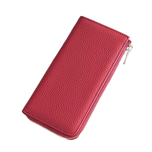 CVZQTE Damen Business-Geldbörse aus Leder, Lange Geldbörse, Diebstahlschutz, Geldbörse, Business-Clutch, Handheld-Geldbörse von CVZQTE